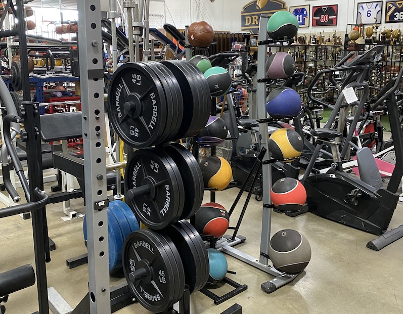 Gym props and set dressing for Los Angeles