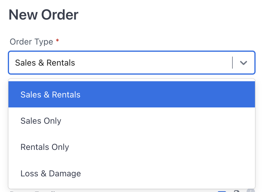 Order types