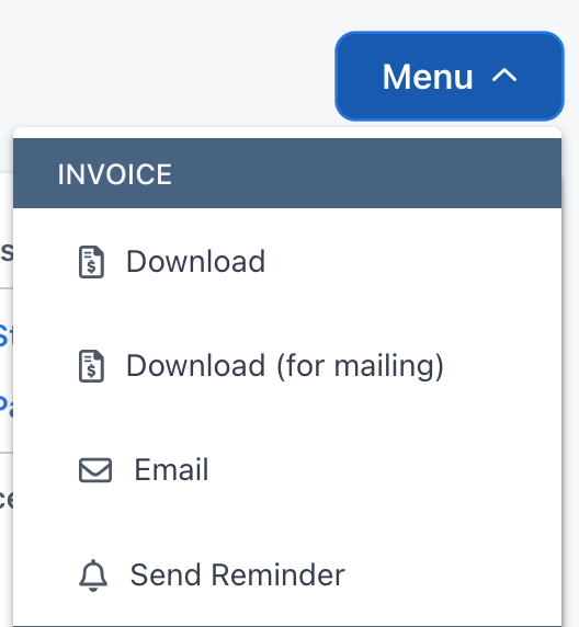 Send Invoice Reminder