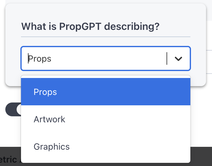 3 PropGPT modes