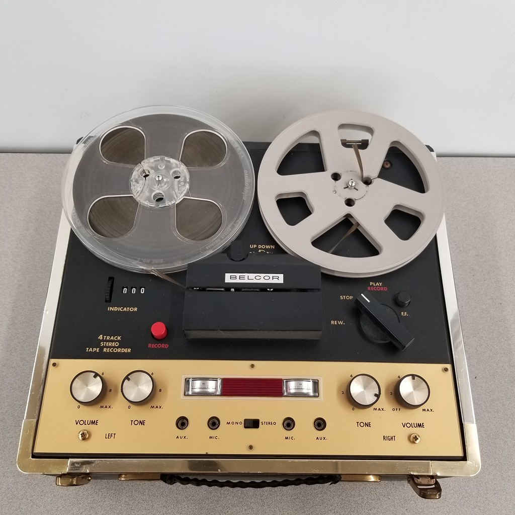 BELCOR Model No.400 Reel-to-Reel Tape Recorder Player Made in