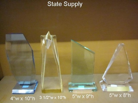 main photo of trophy lucite