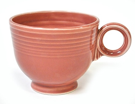 main photo of Tea Cup, ceramic rose pink