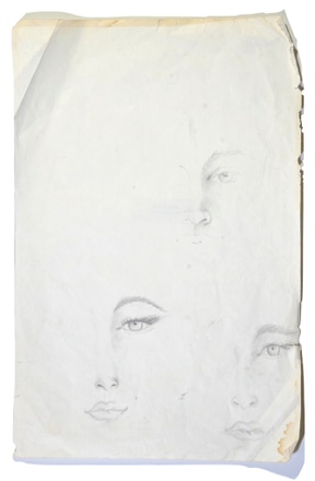 main photo of Cleared student  drawing:  three faces