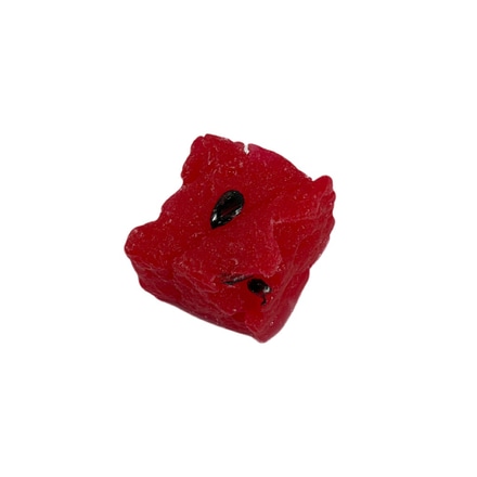 main photo of Watermelon Chunk; Cleared, faux, red with black seeds,