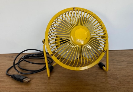 main photo of Small Yellow Desk Fan