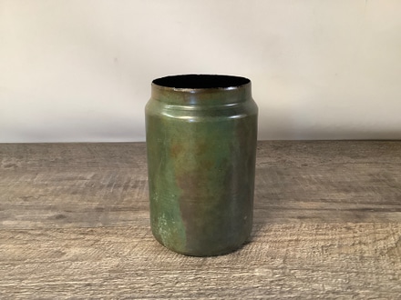 main photo of Green Metal Vase