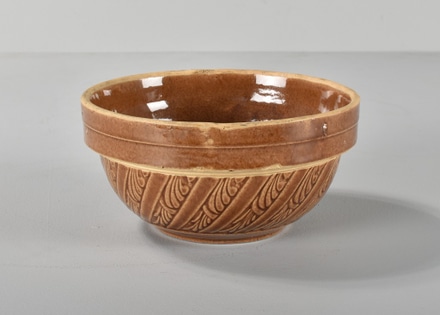 main photo of Brown Ceramic Bowl w/ Wide Rim