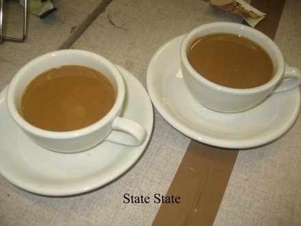 main photo of fake food coffee