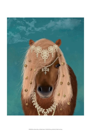 main photo of Horse Brown Pony with Bells, Portrait