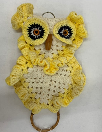 main photo of Knit Owl Wall Hanging