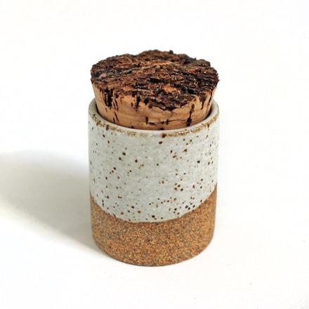main photo of Speckle Glazed Sandstone Mini Corked Tumbler