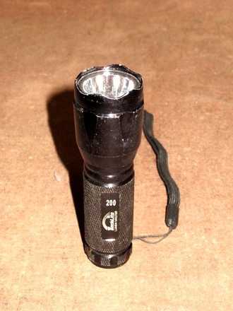 main photo of flashlight metal black Techlite 200