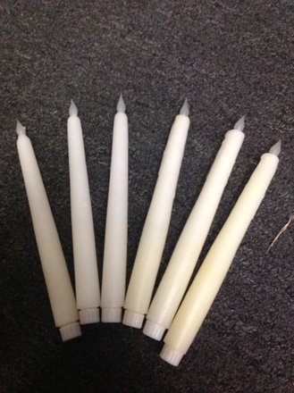 main photo of 12" Battery operated incandescent candles