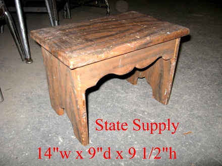 main photo of stool wood rustic 6