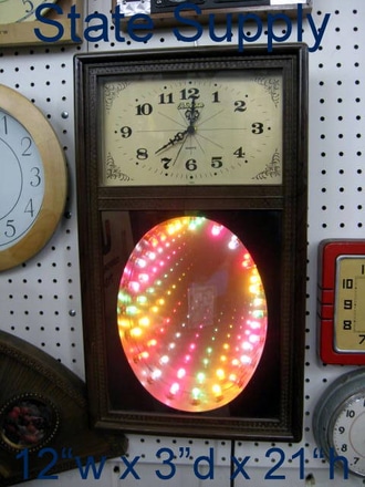 main photo of clock light up Modern Quartz