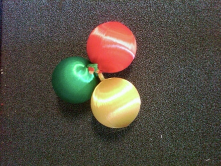 main photo of Satin-Sheen Ornaments, 2" and 3" available