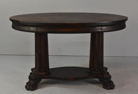 main photo of Oval Claw Foot Table