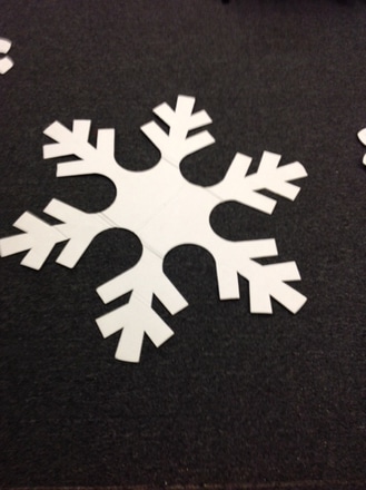 main photo of 47" Cardboard Cut out style snowflakes
