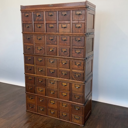 main photo of Wooden Index Card Cabinet