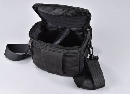 main photo of Evecase Black Camera Bag with Strap