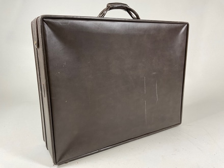 main photo of Suitcase - Vintage, Dark Brown, Large