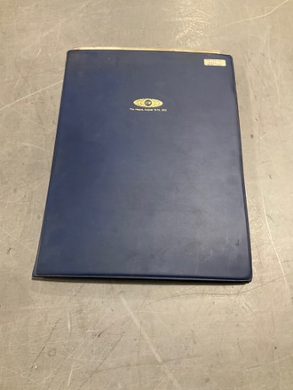 main photo of Blue vinyl report folder