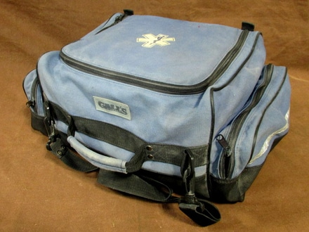 main photo of medical first aid kit canvas blue exterior