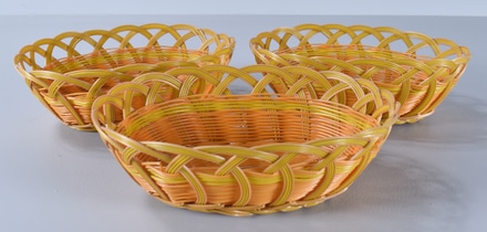 main photo of Set of 3 Plastic Bread Baskets