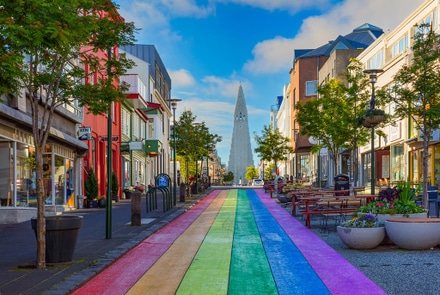 main photo of Rainbow Steet in Reykjavik, Iceland 1