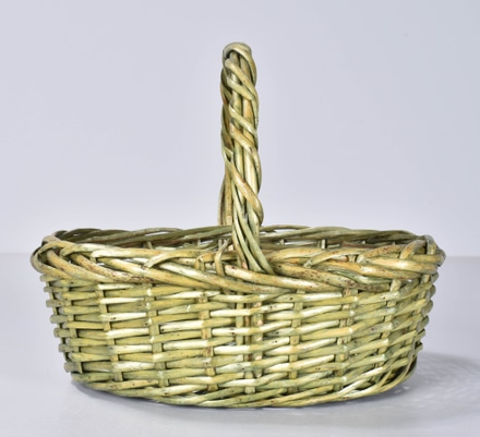 main photo of Wicker Basket with Single Center Handle