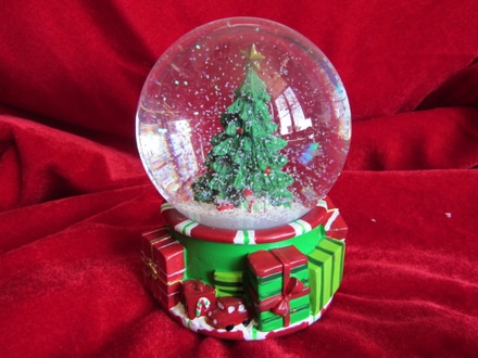 main photo of Christmas Tree Snow Globe 6" H