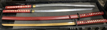 main photo of Red Katana Sword Kit, 5 Rubber