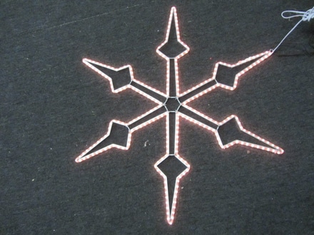 main photo of 4' Rope Light Snowflake