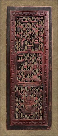 main photo of antique shoji screen ii