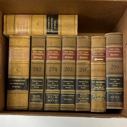 main photo of New York Supreme Court Law Books