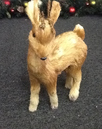 main photo of Sisal Reindeer Figure 10" x 18"