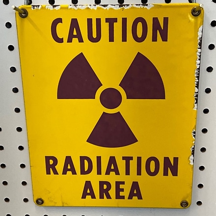 main photo of "Caution Radiation Area" Sign