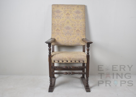 main photo of High Back Upholstered Sedia Armchair