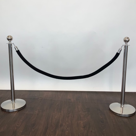main photo of Stanchions with Velvet Rope