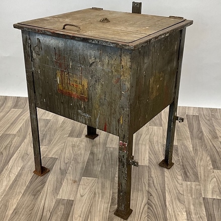 main photo of Distressed Industrial Cabinet