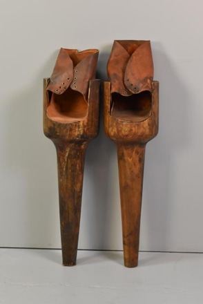 main photo of Wood & Leather Peg Leg
