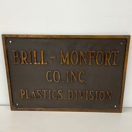 main photo of Brill-Monfort Co., Inc. Sign