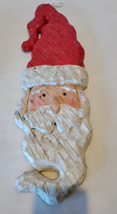 main photo of Wooden Wall Hanging Santa