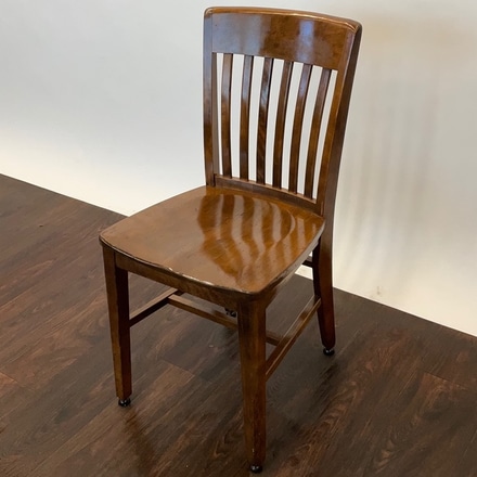 main photo of Slat Back Wooden Dining Chair