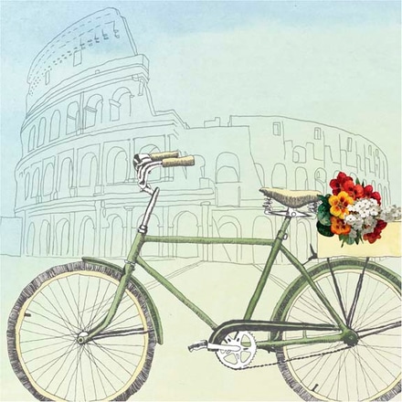 main photo of biking through rome