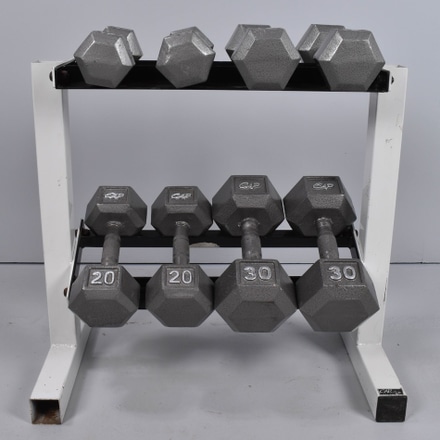 main photo of Dumbbell Rack w/ 4 pairs of weights