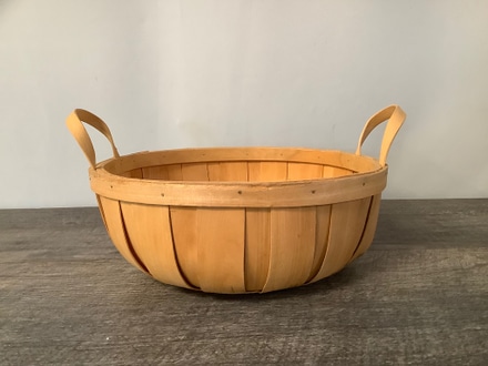 main photo of Wood Low Basket