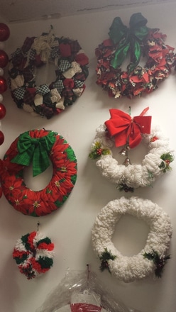 main photo of vintage wreaths
