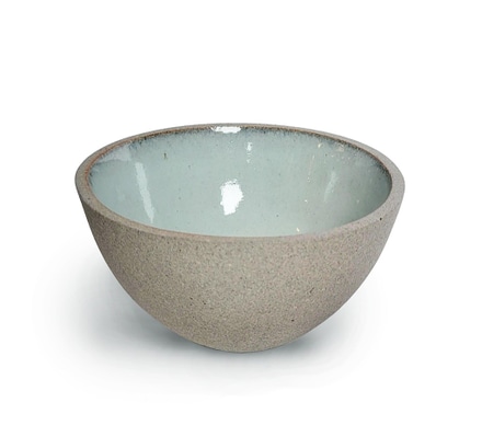 main photo of Pale Blue Glazed Greystone Bowl